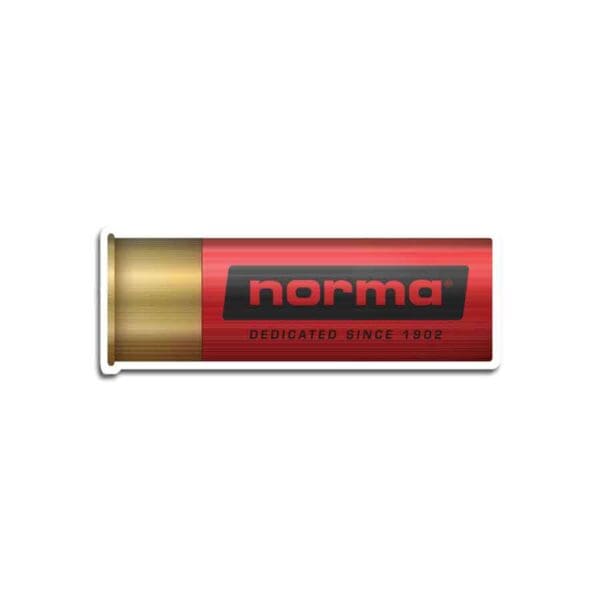 Norma Shotshell Sticker - 3.7" x 1.3"