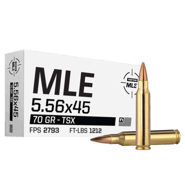 NORMA MLE 5.56 TRIPLE SHOCK X 70GR QTY 20