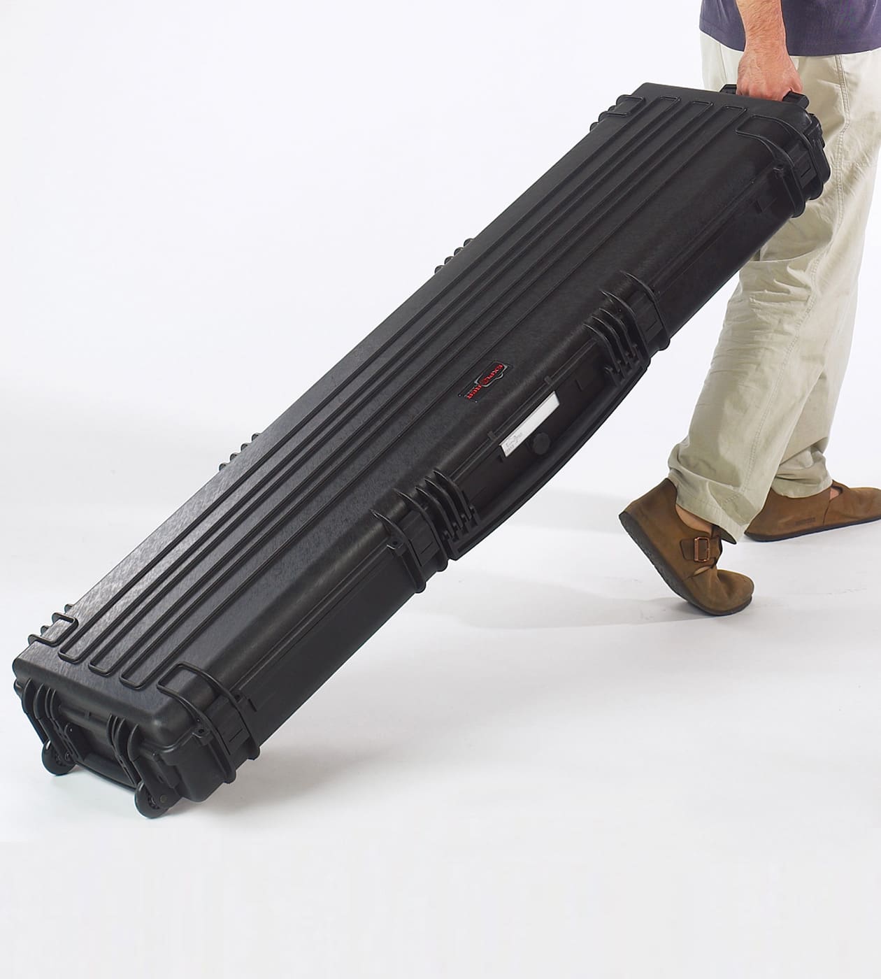 RED EXPLORER HARD CASE 53in - Pre-Cubed Foam Lifestyle | Norma USA RED EXPLORER HARD CASE 53in - Pre-Cubed Foam Lifestyle