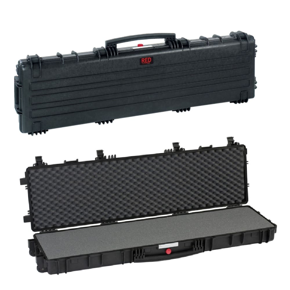 RED EXPLORER HARD CASE 53in - PRE-CUBED FOAM | Norma USA RED EXPLORER HARD CASE 53in - PRE-CUBED FOAM