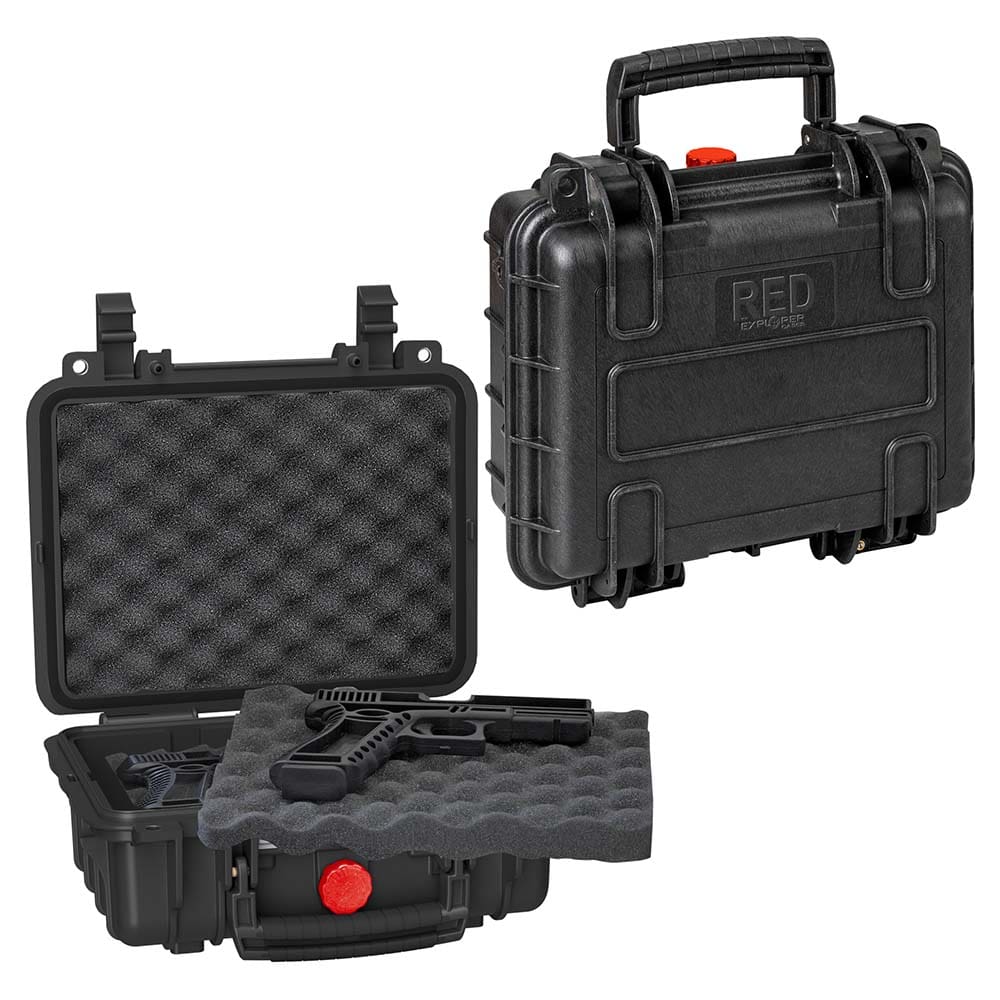 RED EXPLORER DOUBLE PISTOL CASE CONVOLUTED FOAM | Norma USA RED EXPLORER DOUBLE PISTOL CASE CONVOLUTED FOAM