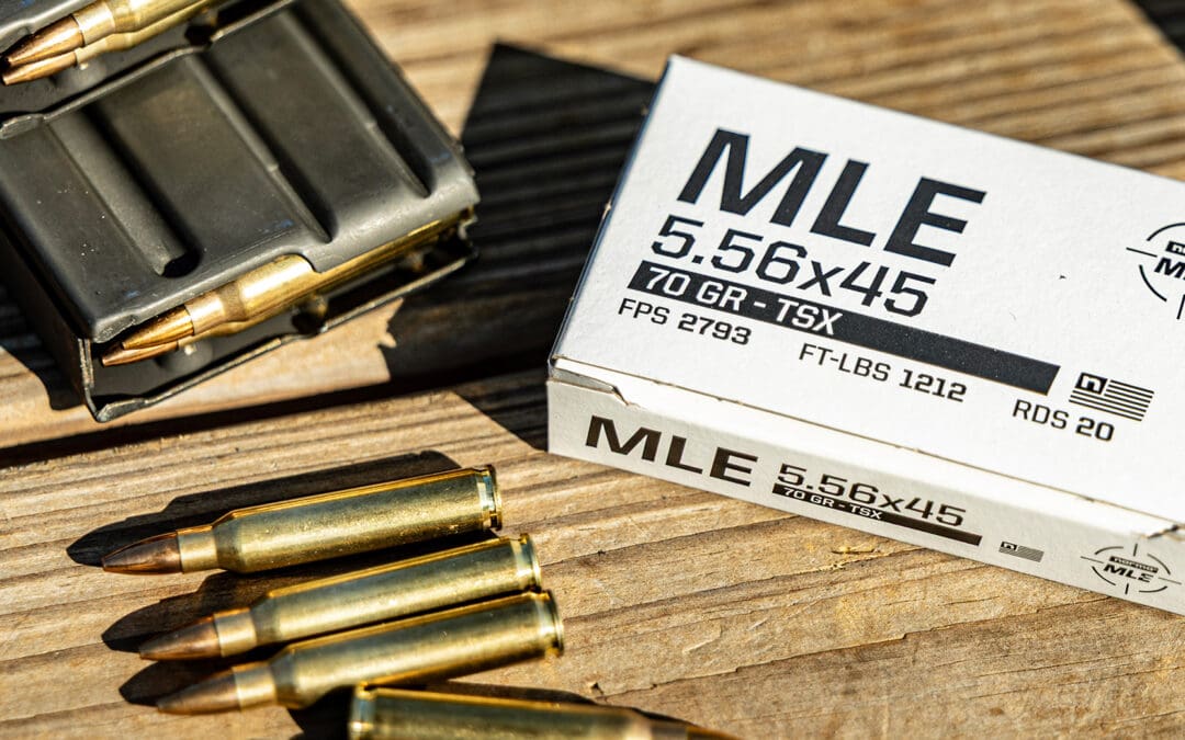 New MLE 5.56×45 TSX Barrier-Blind Ammunition