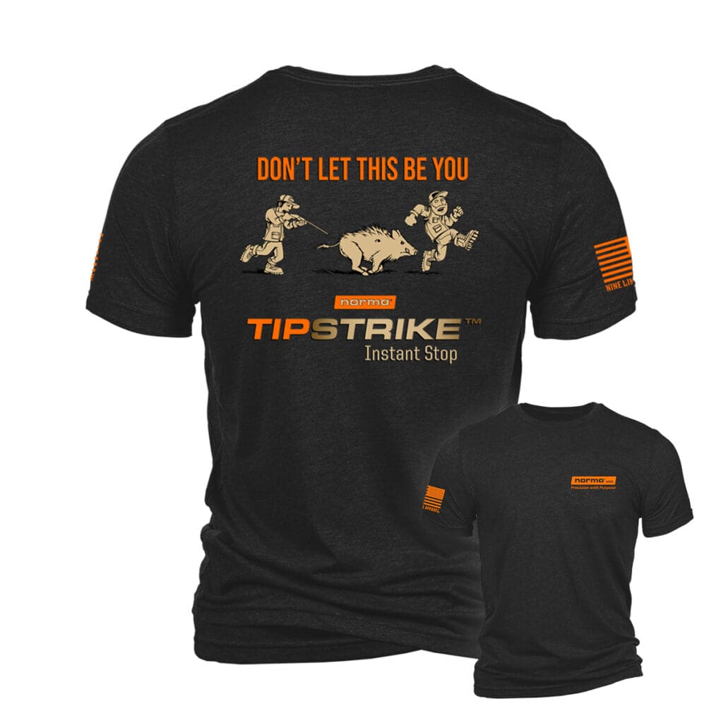 Tipstrike Instant Stop T-Shirt - Black by Nine Line