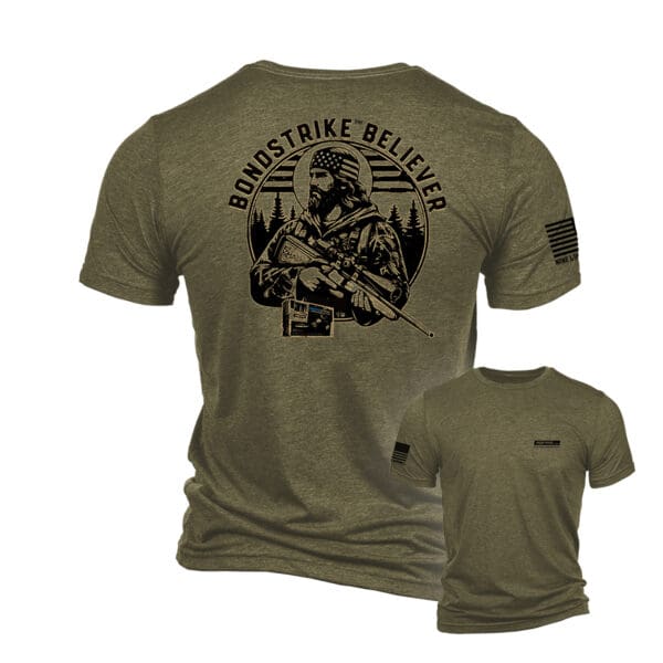 Bondstrike Believer T-Shirt by Nine Line - Green