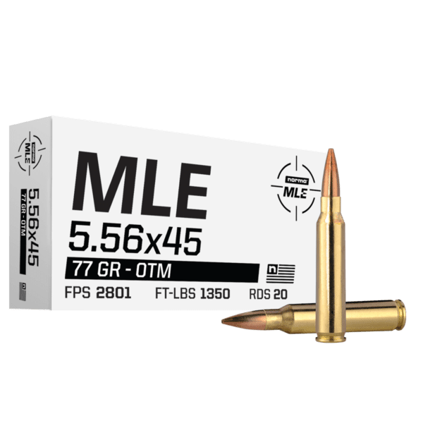 NORMA MLE 5.56X45 77GR OPEN TIP MATCH